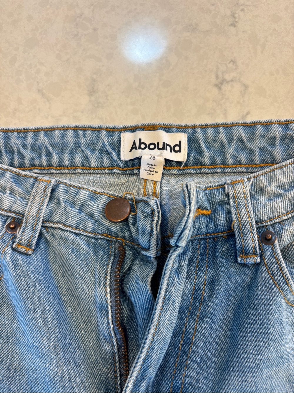 ABOUND Ripped Denim Wide Leg Jeans | Size 26